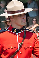 http://commons.wikimedia.org/wiki/File:Mountie_at_Vancouver_Pride.jpg
